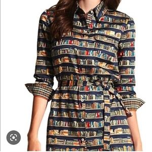 Tommy Hilfiger Library Book Print dress small